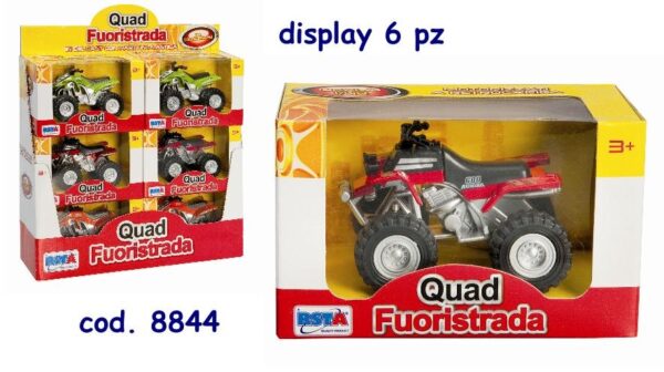 Quad Diecast Retrocarica Dsp 6