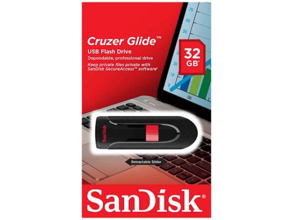 Chiavetta Usb Cruzer Glide 32gb Sandisk Sdcz60 032g B35 619659075576