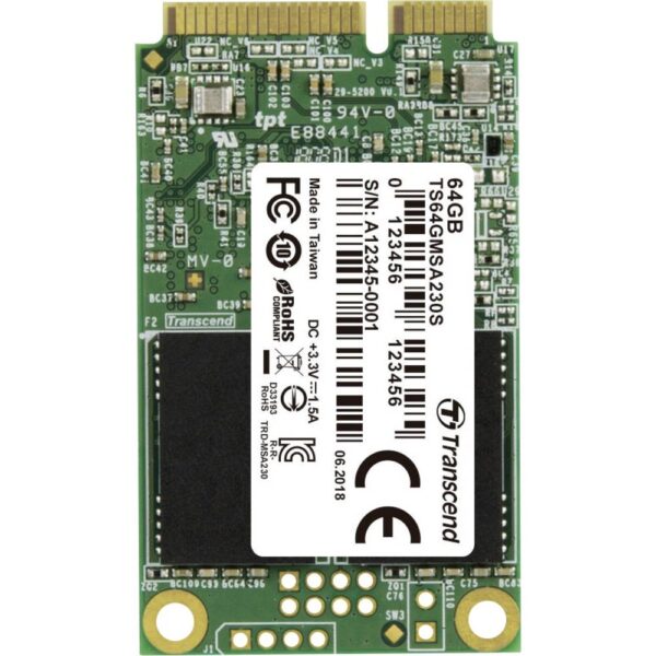 Ssd 230s Msata 6gb S 64gb Transcend Ssd Ts64gmsa230s 760557842576