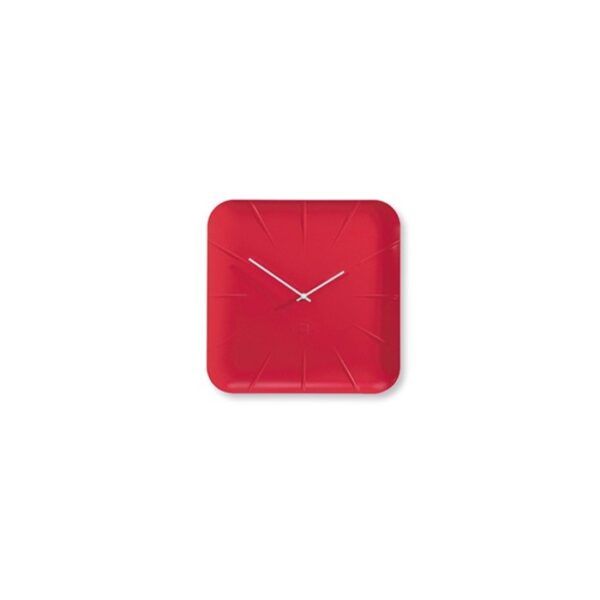 Orologio da Parete 35x35cm Rosso Inu Artverum Sigel