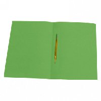 Cartellina atti manilla semplice con linguella verde pz.50