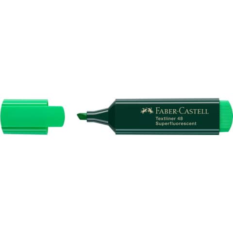 Evidenziatore Faber-Castell Textliner 48 Refill tratto 1-2-5 mm verde 154863