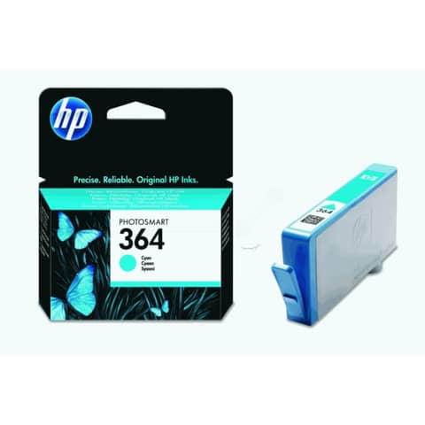 Cartuccia inkjet 364 HP ciano  CB318EE