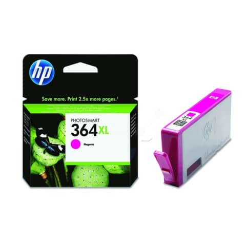 Cartuccia inkjet alta capacità 364XL HP magenta CB324EE