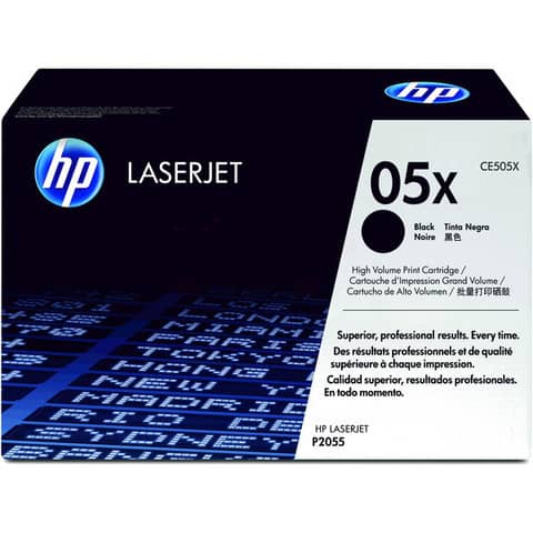 Toner alta capacità 05X HP nero  CE505X