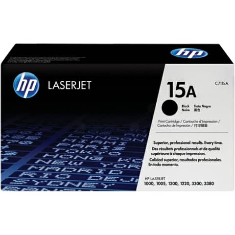 Toner 15A HP nero  C7115A