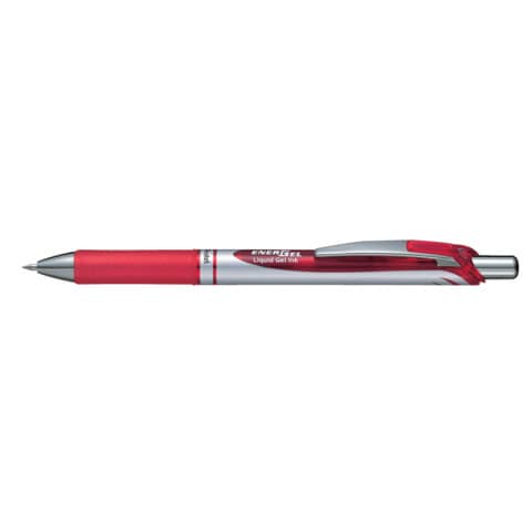 Roller a scatto Pentel EnerGel XM Click rosso 0,7 mm BL77-BO