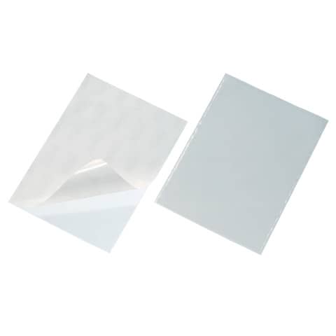 Buste adesive DURABLE POCKETFIX® A4 polipropilene trasparente conf. 10 pezzi - 829519