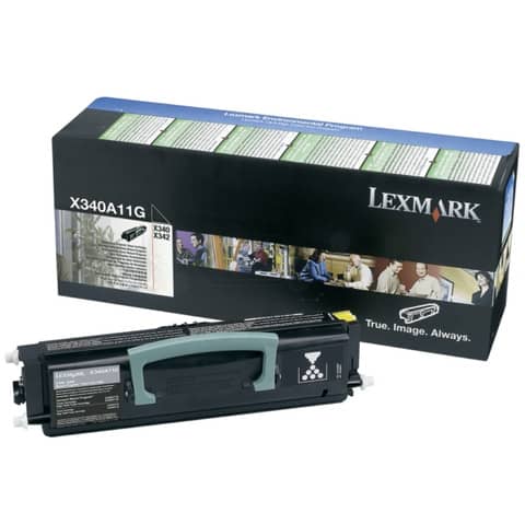 Toner return program Lexmark nero  X340A11G