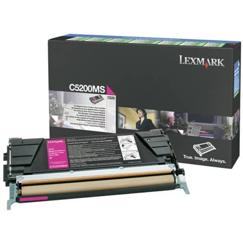 Toner return program Lexmark magenta  C5200MS