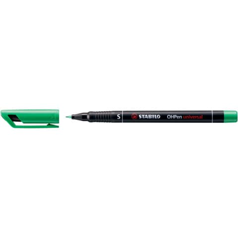 Penna Stabilo OHPen universal Superfine (S) 0,4 mm verde 841/36