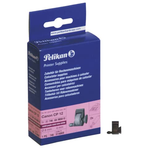 Nastri Pelikan compatibile con Canon 4192A001 viola Conf. 2 pezzi - 514869