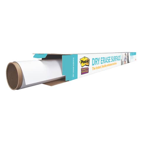 Lavagna cancellabile in rotolo Post-it® Super Sticky 1.219 m x 1.829 m bianco DEF6x4-EU