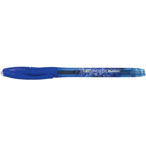 Penna gel cancellabili BIC Gel-ocity Illusion M 0,7 mm blu 943440