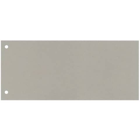 Separatore per archivio con due fori Q-Connect 24x10,5 cm 190 g/m² grigio conf. da 100 - KF00513