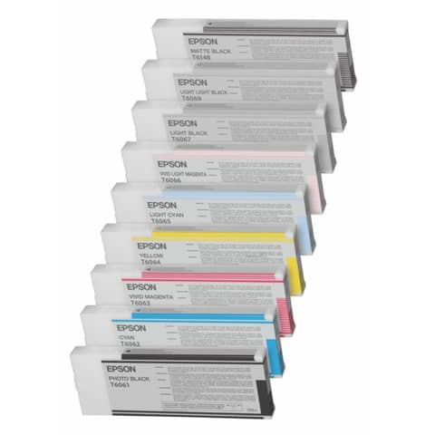 Cartuccia inkjet alta capacità ink pigmentato T6063 Epson magenta C13T606300