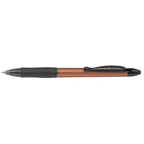 Roller a scatto ricaricabile Pilot Pen Stylus G-2 0,7 mm nero fusto arancio 001388