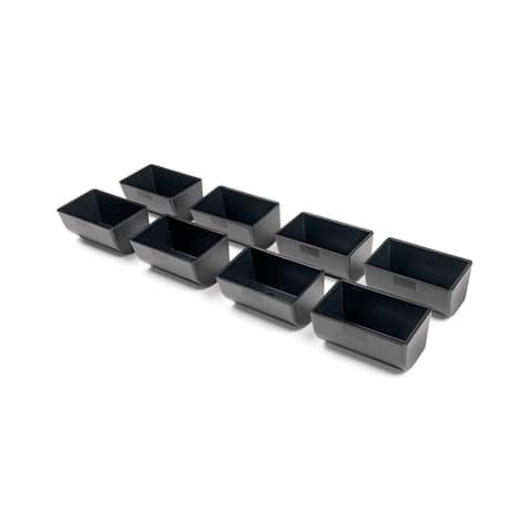 Set di 8 vaschette per monete Safescan 4141 CC nero 132-0497