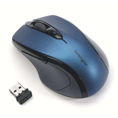 Mouse wireless Kensington Pro Fit medie dimensioni blu K72421WW