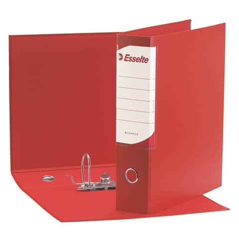 Registratore con custodia Esselte G95 BUSINESS protocollo Dorso 8 cm cartone plastificato rosso - 390795160