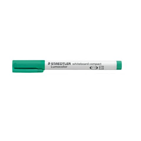 Marcatore per lavagne bianche Staedtler Lumocolor whiteboard compact 341 1-2 mm verde - 341-5