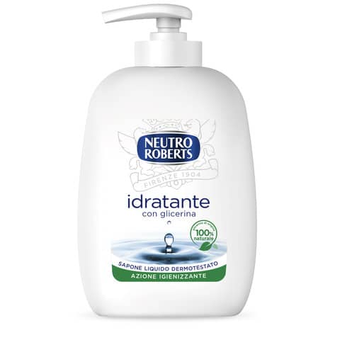 Sapone liquido extra idratante Neutro Roberts con glicerina 200 ml R908468