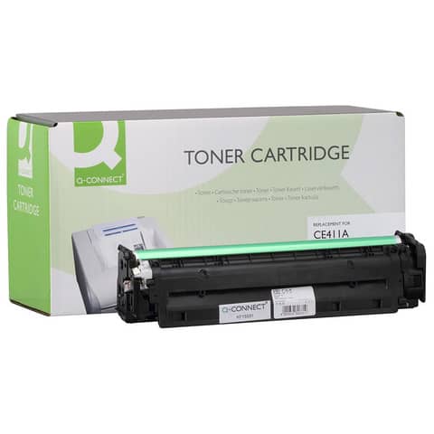 Toner Q-Connect compatibile con HP CE411A - ciano K15580QC