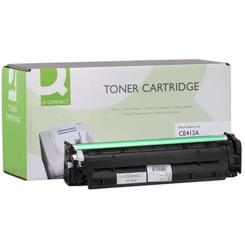 Toner Q-Connect compatibile con HP CE412A - giallo K15582QC