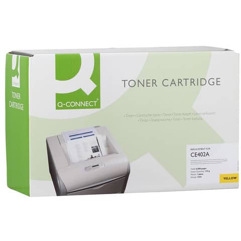 Toner Q-Connect compatibile con HP CE402A - giallo K15540QC