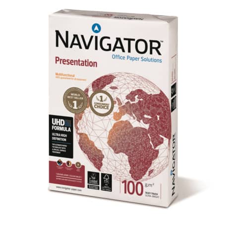 Carta fotocopie Navigator A4 gr.100 fg.500