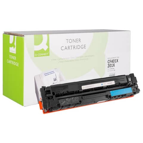 Toner alta resa Q-Connect compatibile con HP CF401X - ciano K15833QC