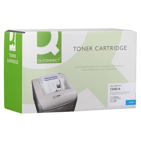 Toner Q-Connect compatibile con HP CE401A - ciano K15538QC