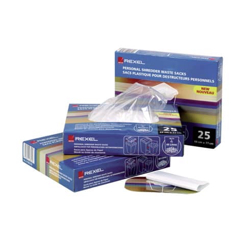 Sacchetti di plastica per distruggidocumenti Rexel AS 200 L conf. da 50 - ACCO40014