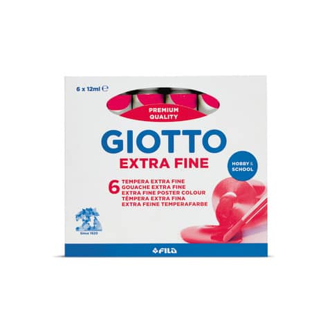 Tempera Giotto ft.4 rosso magenta