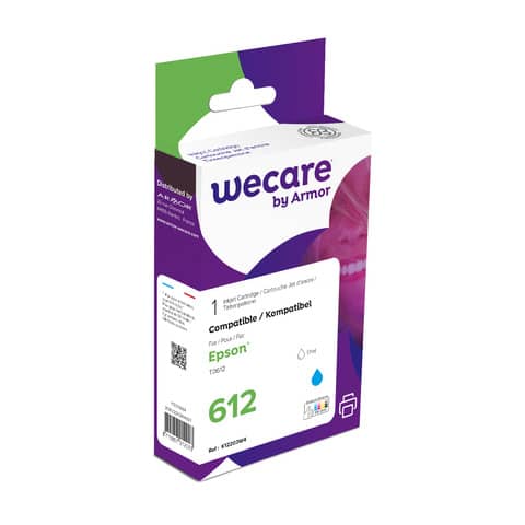 Cartuccia inkjet WECARE compatibile con pson C13T06124010 - ciano K12203W4