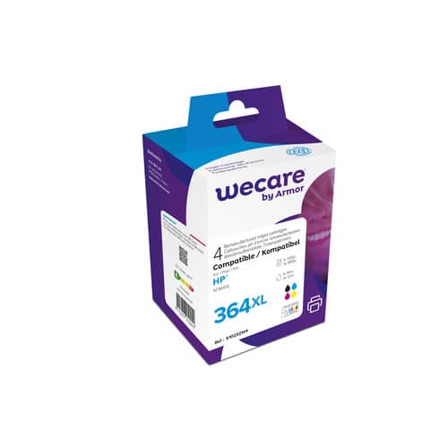 Cartucce inkjet WECARE compatibili con HP CN684EE - nero+ciano+magenta+giallo Conf. 4 - K10232W4