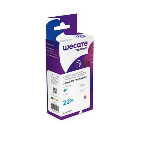Cartuccia inkjet WECARE compatibile con HP C9352CE - 3 colori K20233W4