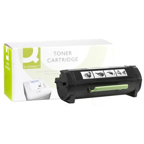 Toner alta resa Q-Connect compatibile con Lexmark 50F0XA0 - nero K15638QC