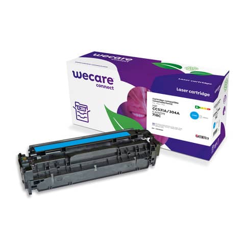 Toner WECARE compatibile con HP CC531A - ciano K15133W4