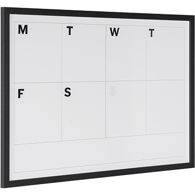 Planner magnetico settimanale con lettere 'kan ban' 90x60 cm