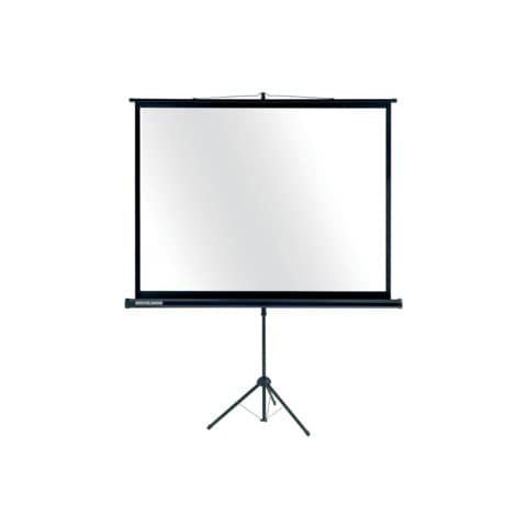 Schermo mobile a treppiede per proiezione Legamaster Economy 120x160 cm bianco e nero - 7-531552