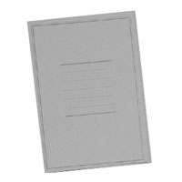 Cartellina manilla 3 lembi con stampa grigio pz.50