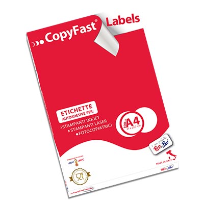 Etichette adesive stampabili laser/jet Copyfast fg.100 105x74
