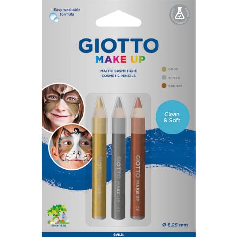 Bl. 3 matite Giotto make up colori metallici