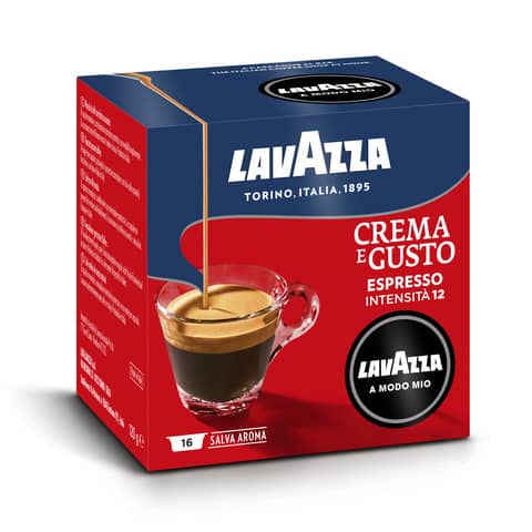 Caffè in capsule Lavazza A Modo Mio Crema&Gusto Conf. 16 cialde - 8869