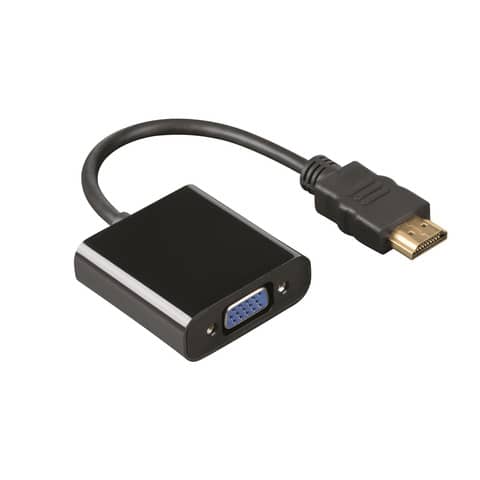 Cavetto adattatore HAMA ingresso HDMI/ uscita VGA F + Jack 3,5 mm F 7200343