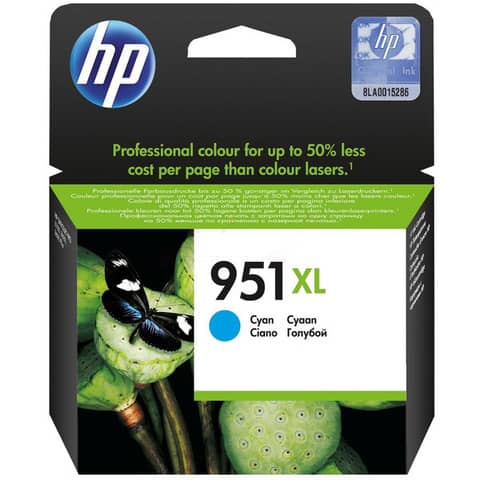 Cartuccia inkjet 951XL HP ciano  CN046AE