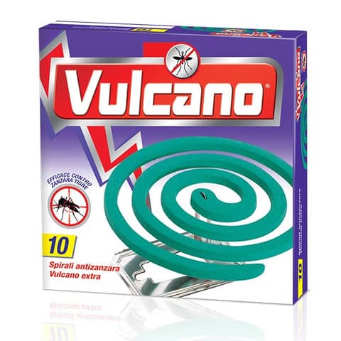 Insetticida zampirone per esterni Vulcano Extra - conf. 10 spirali 20216