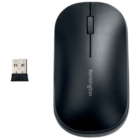 Mouse wireless doppio Kensington SureTrack™ 48x184x105 mm nero K75298WW