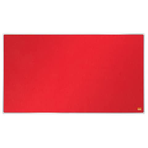 Pannello in feltro Nobo Widescreen Impression Pro 32'' 710x400 mm rosso 1915419